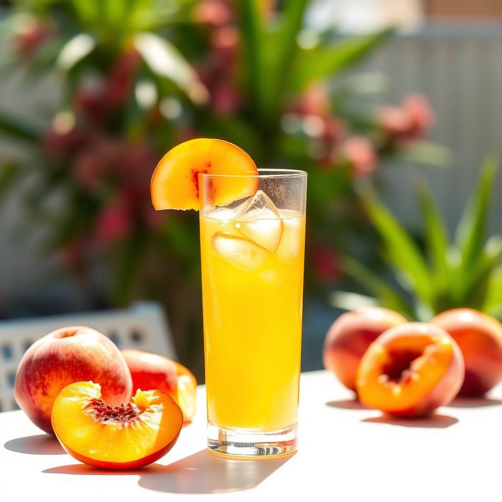 Peach lemonade